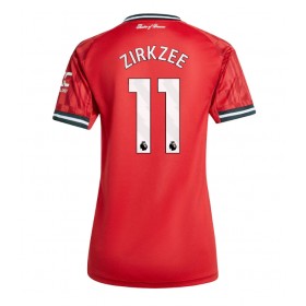 Dámské fotbalový oblečení Manchester United Joshua Zirkzee #11 Domácí košile 2025-26 Krátkým Rukávem